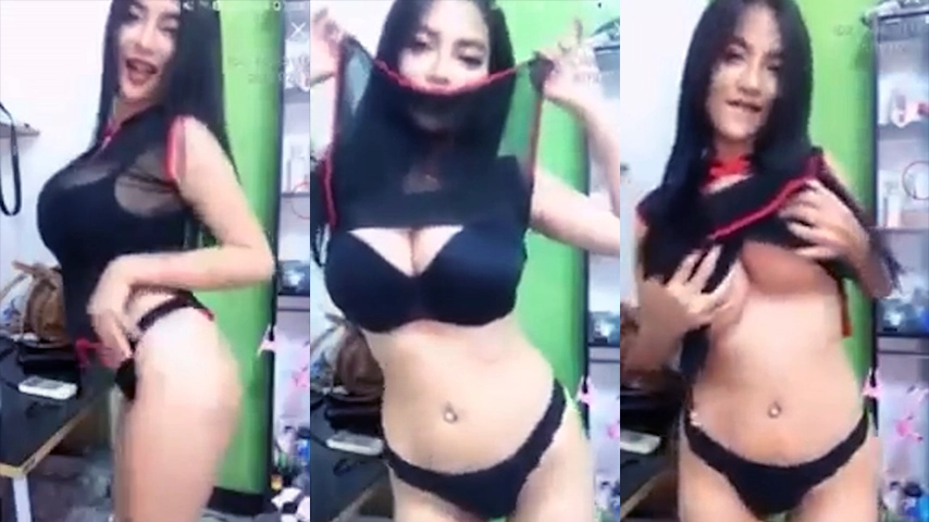 Bokep Indo Host Cantik Toge Busana Transparan